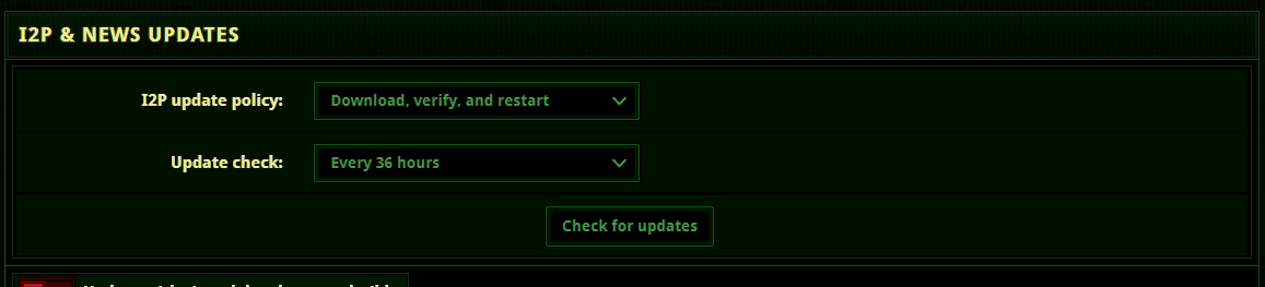 Enable automatic updates