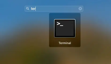Mac terminal